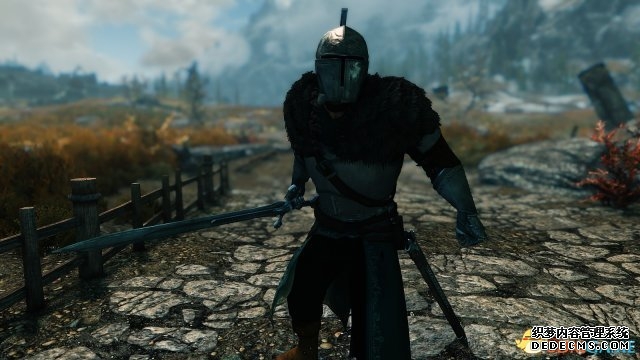 上古卷轴5：天际重制版 黑魂法汉铠甲MOD