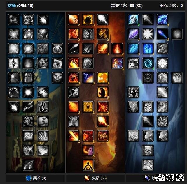 魔兽世界wlk火法天赋加点推荐
