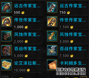 魔兽世界9.0传家宝在哪升级